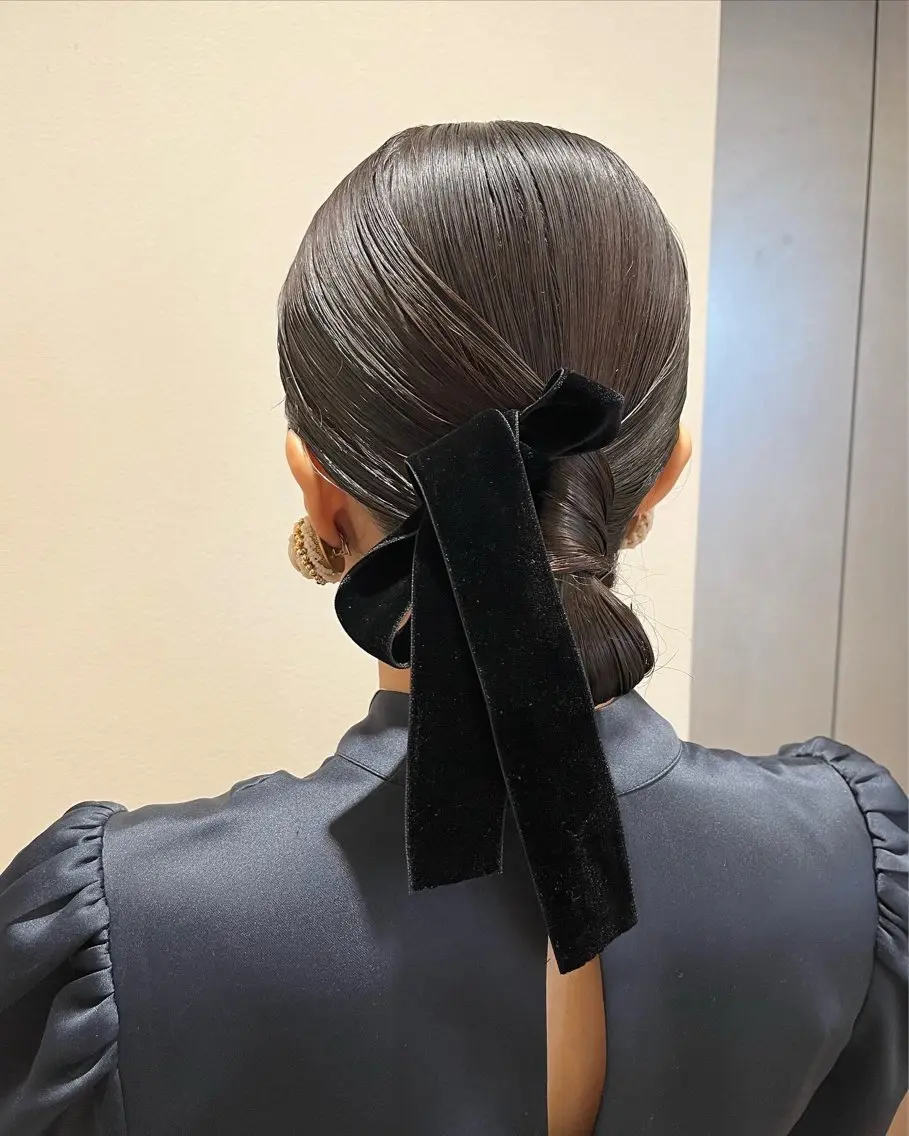ヘアアレンジ 結婚式・ブライダル ヘアセット サソウ ユリエ🥥のヘアスタイル