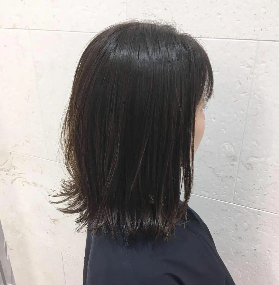 ミディアム カラー アディクシーカラー カット ヘアカラー トリートメント 斉藤 貴也のヘアスタイル