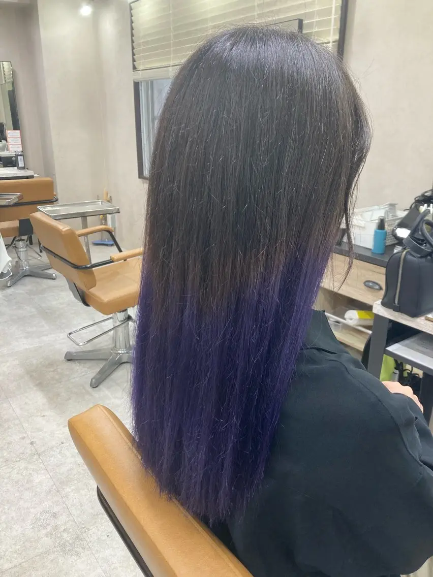 ロング カラー ヘアカラー 🐈‍⬛Namie 🐈‍⬛のヘアスタイル