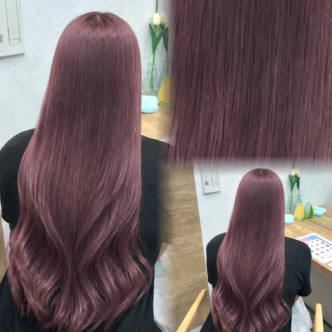 カラー ヘアカラー 💖韓国カラー エクステmikotoのヘアスタイル