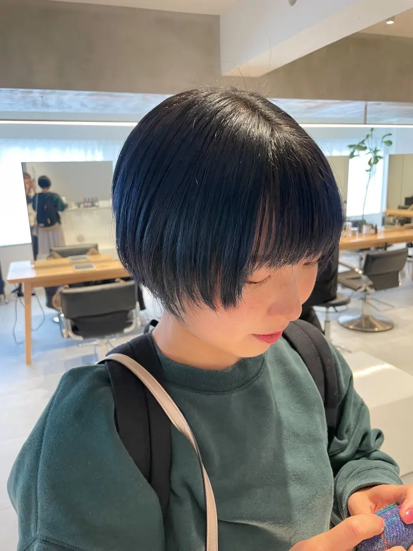 ショート 🪞透け感&韓国ヘア 🪞honokaのヘアスタイル