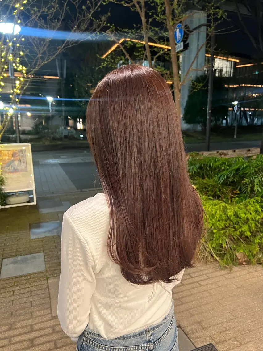 ロング レイヤーカット 竹内 愛花のヘアスタイル