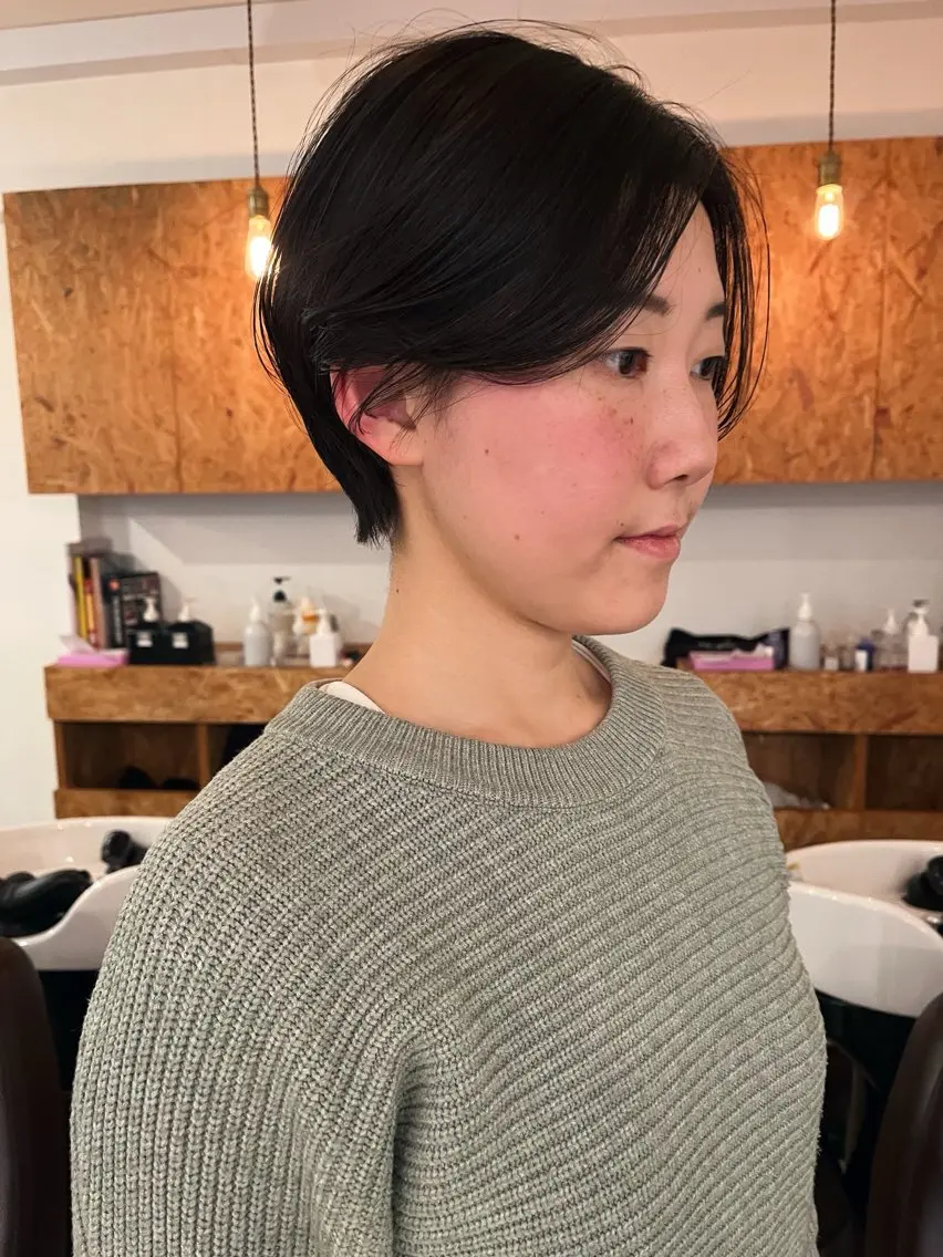 ショート ショートヘア 暖色/パーマ 🌼クニトウメイのヘアスタイル