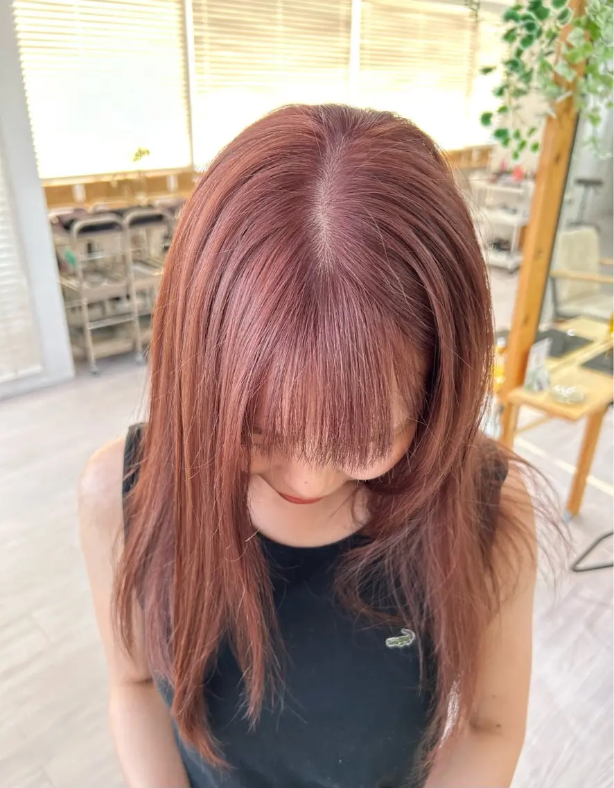 《💞モテ髪💞》⛓️ブリーチカラー（ワンブリーチ＋オンカラー）＋カット＋マスクトリートメント⛓️の写真