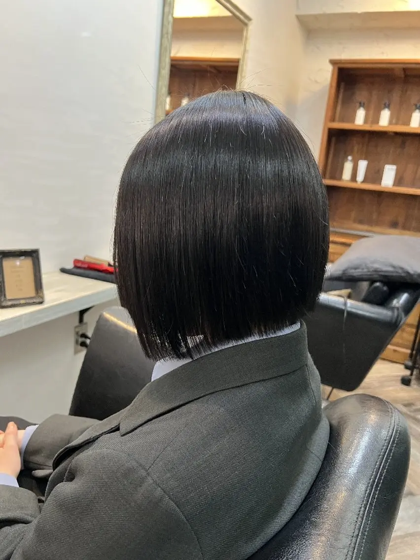ミディアム 柴田 冬羽のヘアスタイル