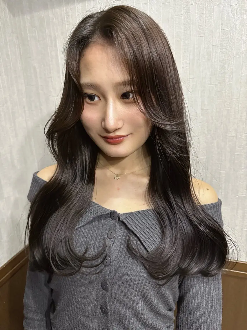 小顔カット＋うる艶カラー＋TOKIOクイックトリートメント＋浸透アイロンの写真