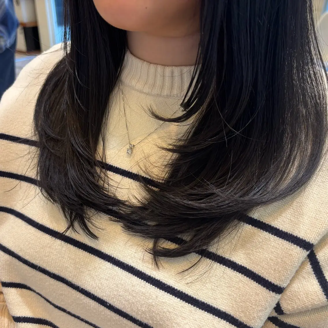 ロング レイヤーカット カット RISAKO🏁 ボブ/レイヤーのヘアスタイル