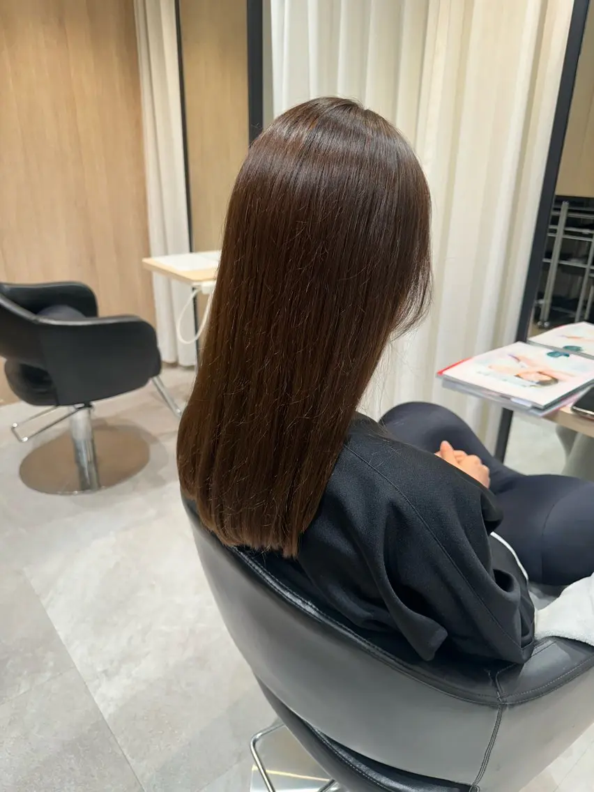 セミロング カラー トリートメント モデル募集 🟡SUMIKAのヘアスタイル