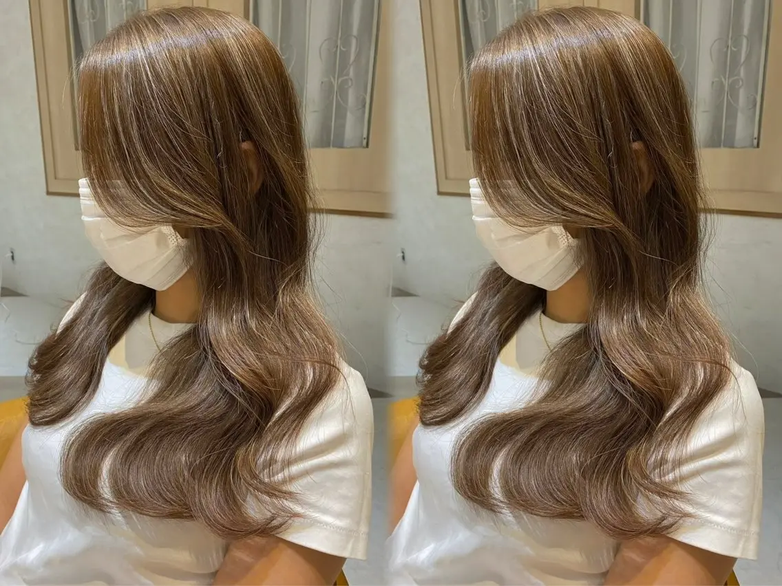 ロング ヘアカラー トリートメント コスパ最強👍 モデル募集🌈まなやのヘアスタイル