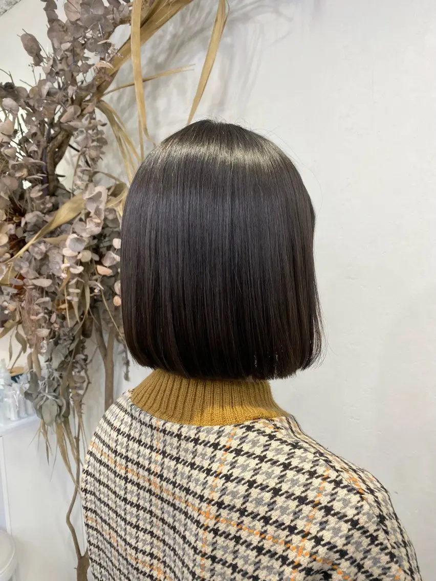ミディアム 地毛風縮毛矯正/ボブ /ショート❣️平山のヘアスタイル