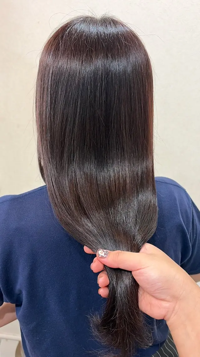 ロング ヘアカラー トリートメント Début 【ユウカ】のヘアスタイル