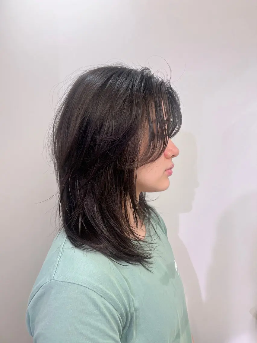 ミディアム 山中 欧輔のヘアスタイル