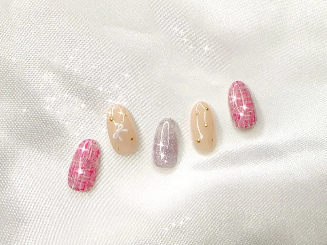 ネイル Cherie PINKのネイルデザイン