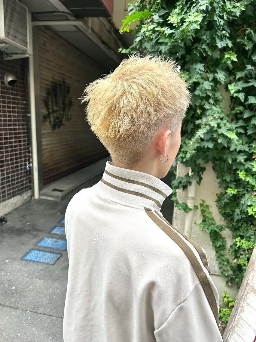 メンズ メンズブリーチ 樋富 優香のヘアスタイル