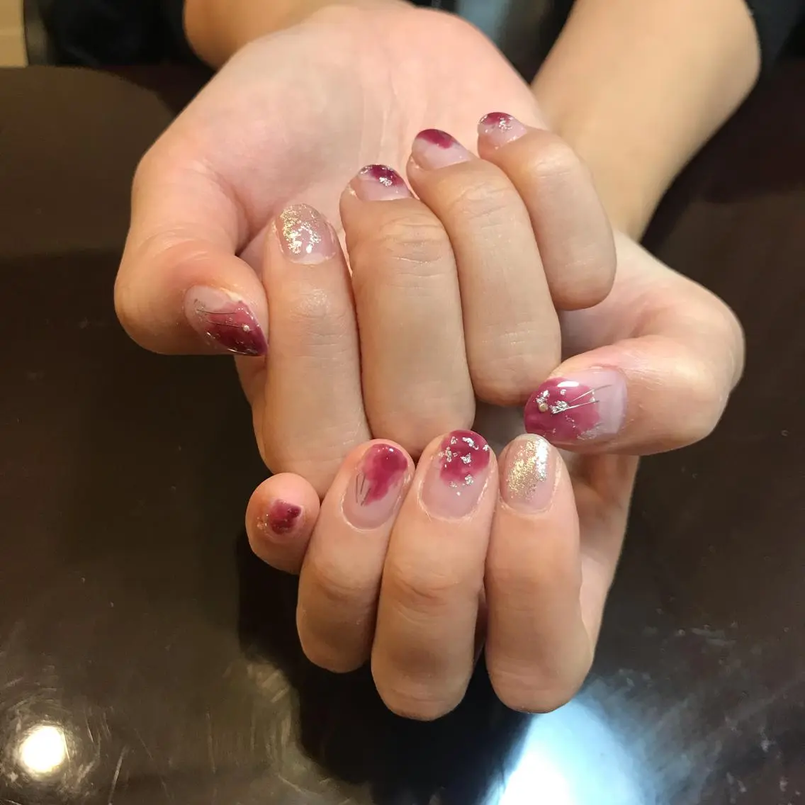 ネイル ニュアンスネイル Nagashima    Kのネイルデザイン