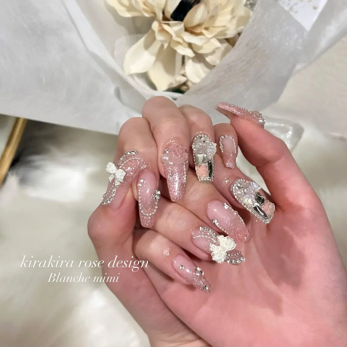 ネイル ハンドネイル Blanche mimi.u_aのネイルデザイン