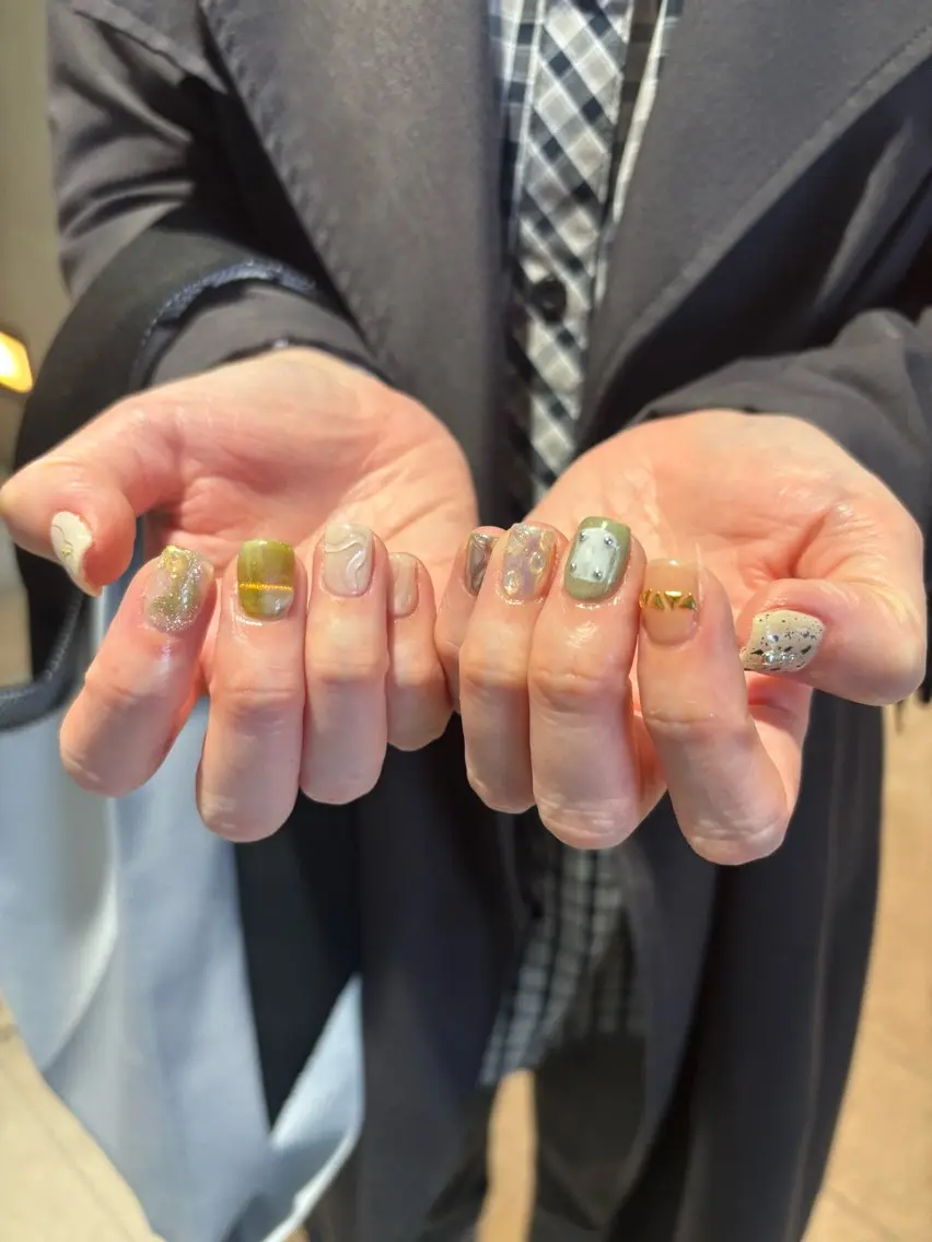 ネイル ハンドネイル mano Hanaのネイルデザイン