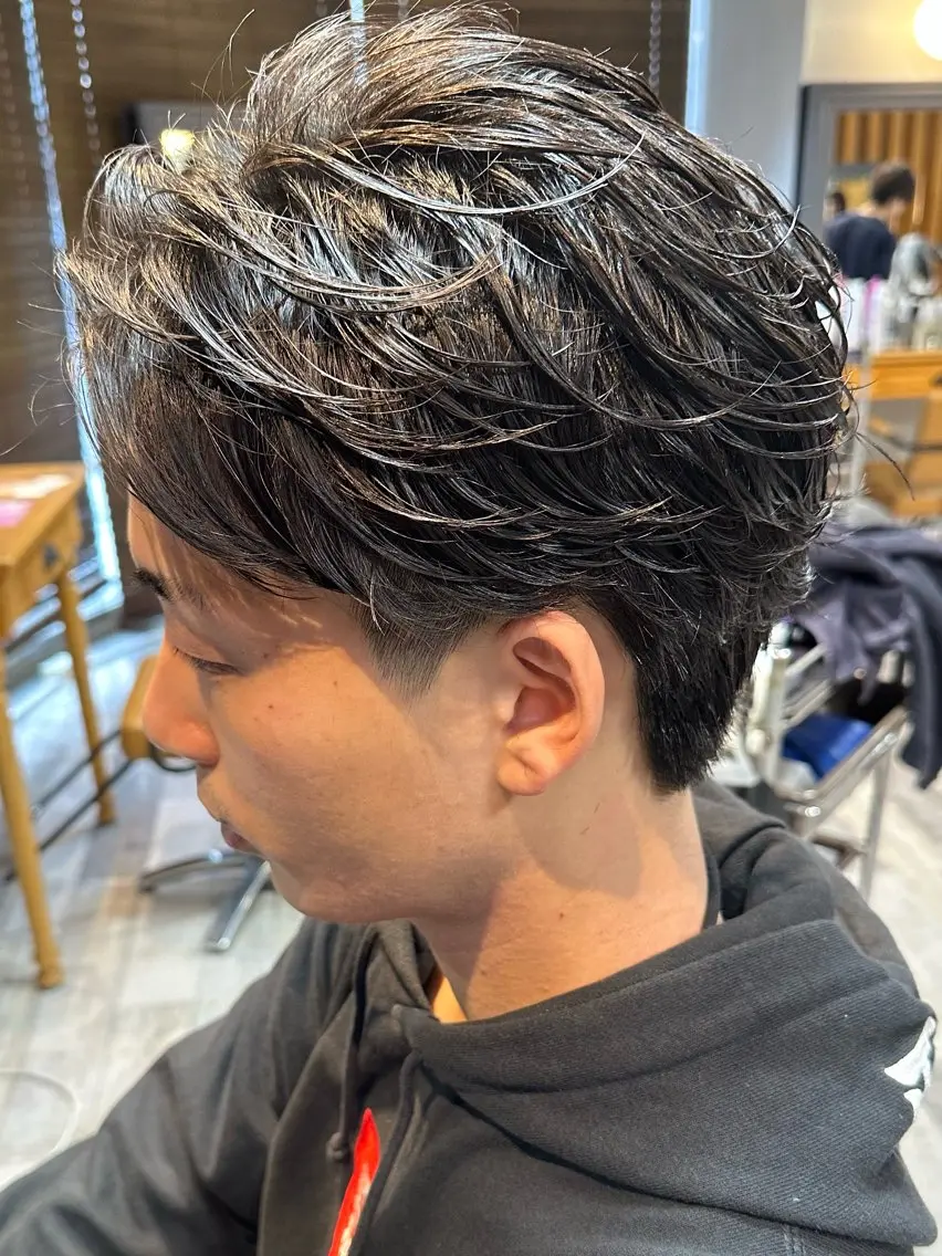 ショート パーマ 和田 直也のヘアスタイル