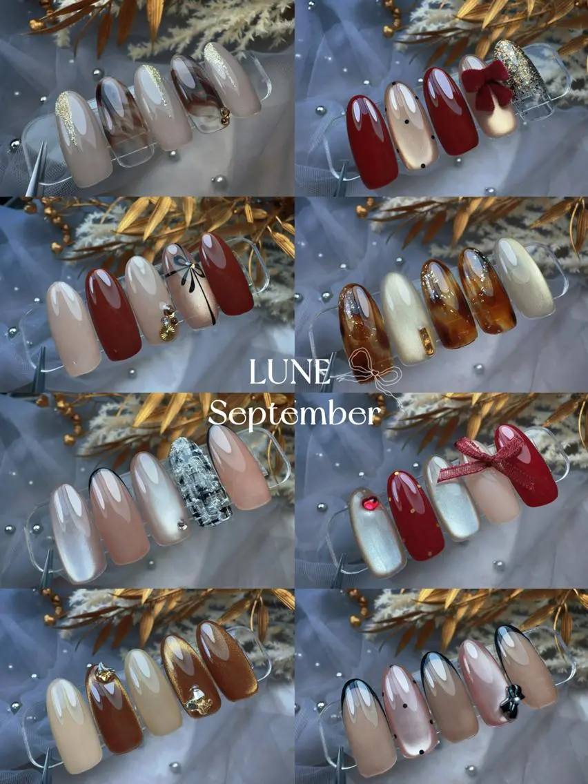 🍁9月限定🍁LUNEオリジナル♪秋のMonthly Design8種/¥11000→¥8800の写真