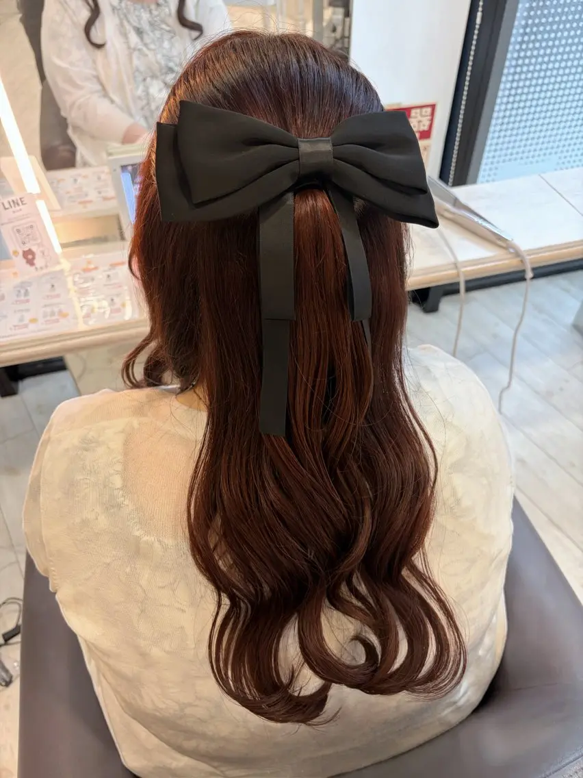 ロング ヘアアレンジ ヘアメ⑅̥艶カラー ⑅̥honokaのヘアスタイル