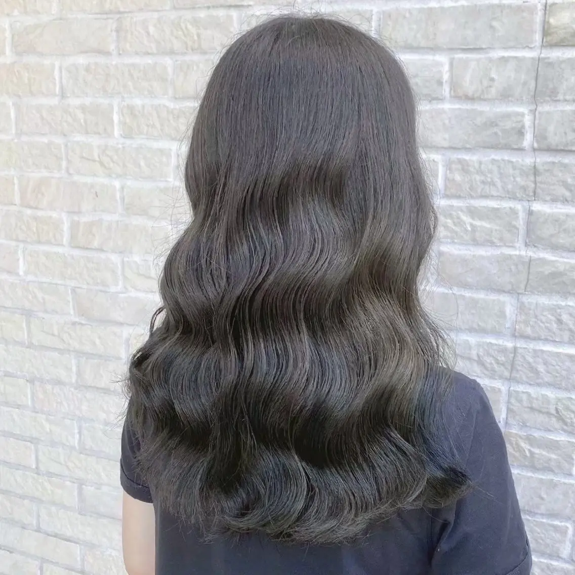 ロング カラー 縮毛矯正/ワンカラー モデル募集🫧田村のヘアスタイル