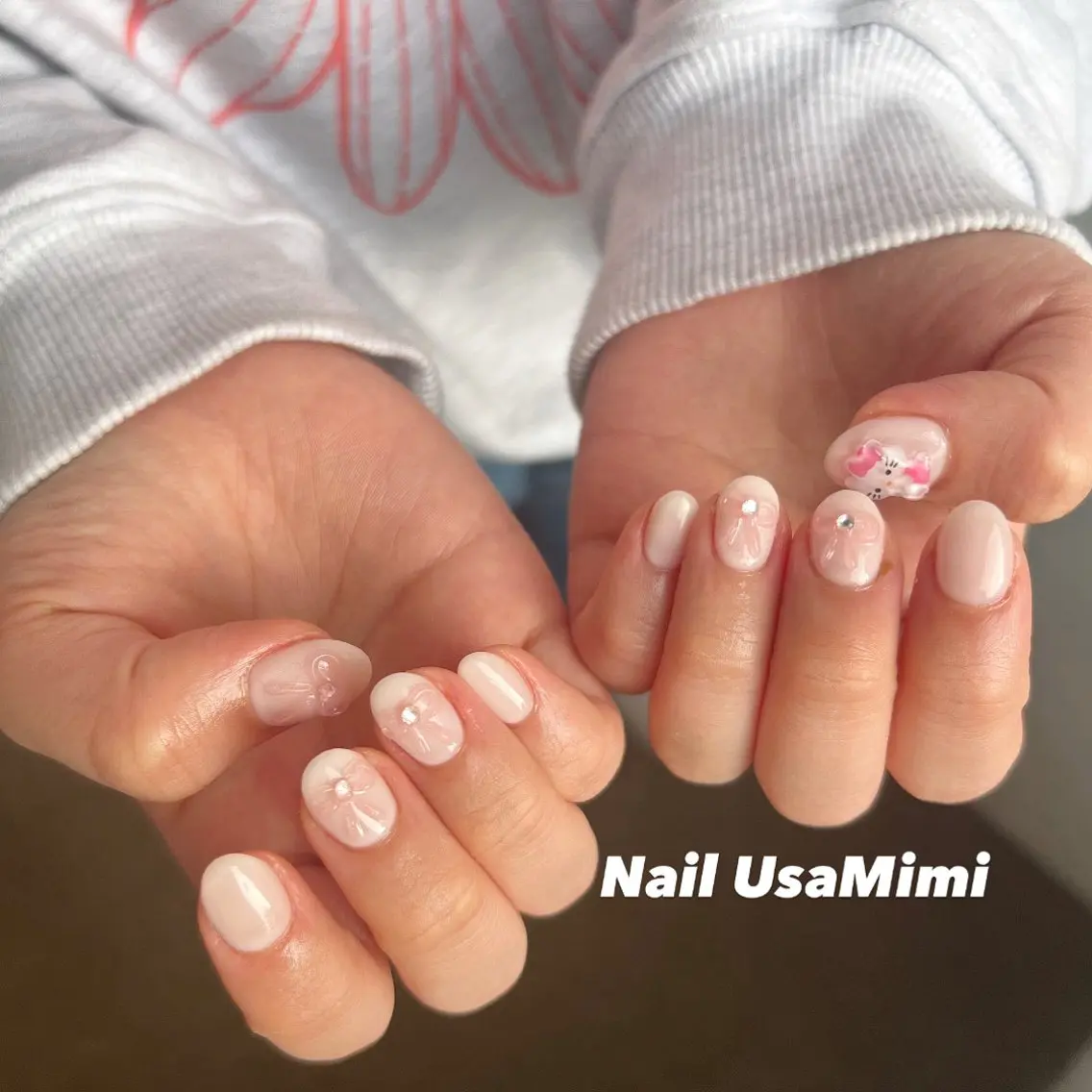 ネイル ジェルネイル マグネットネイル 持ち込み ワンカラーネイル パラジェル 本町NailUsa Mimi RIKOのネイルデザイン