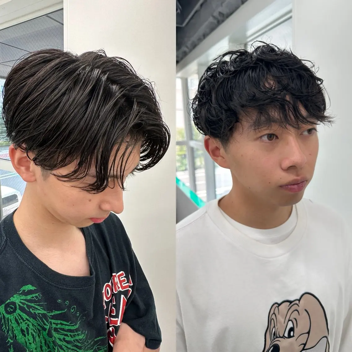 メンズ カット パーマ 似合わせが得意 村松慧汰のヘアスタイル