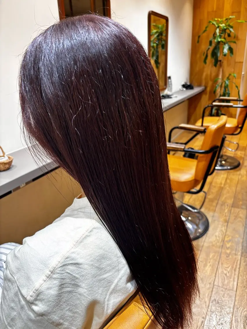 カラー CLAPSコハク モデル募集のヘアスタイル