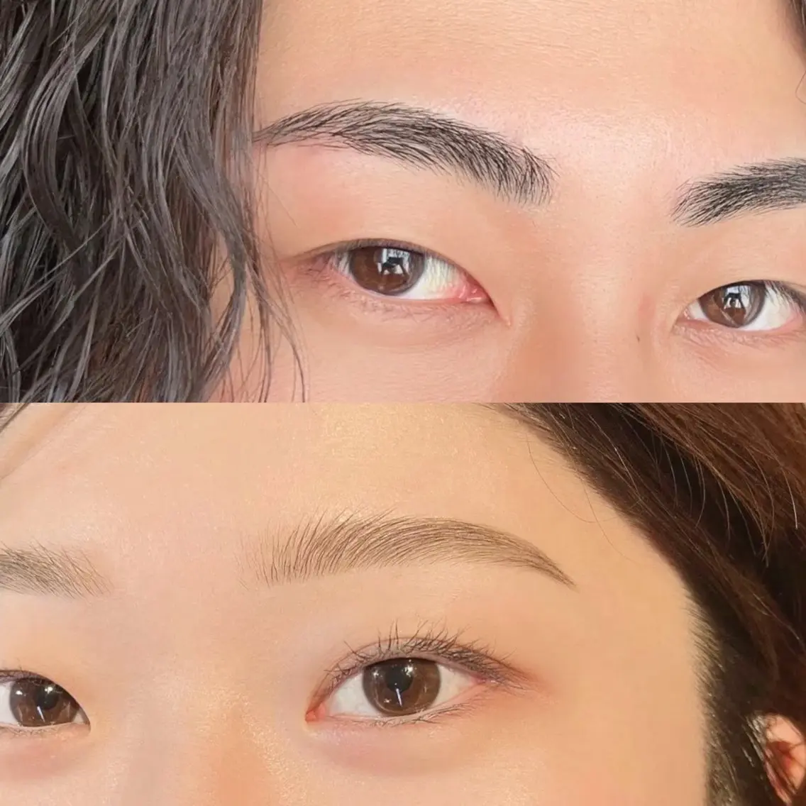 【アイブロウ】 眉毛ワックス脱毛(間引き込み)の写真