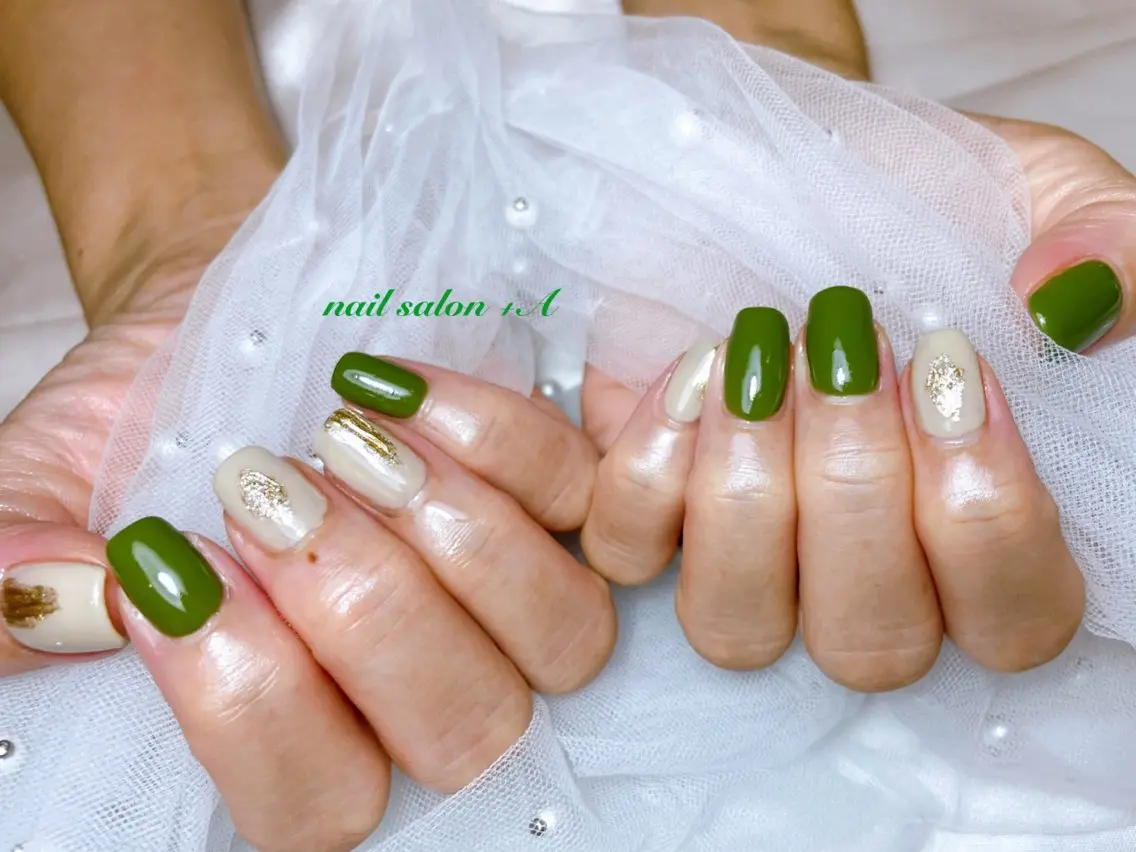 ショート ハンドネイル Nail Salon +Aのネイルデザイン