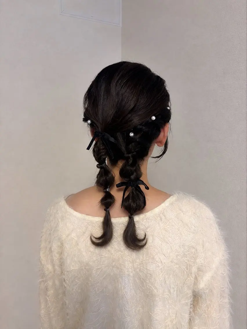 ヘアアレンジ 結婚式・ブライダル はらさき くみのヘアスタイル