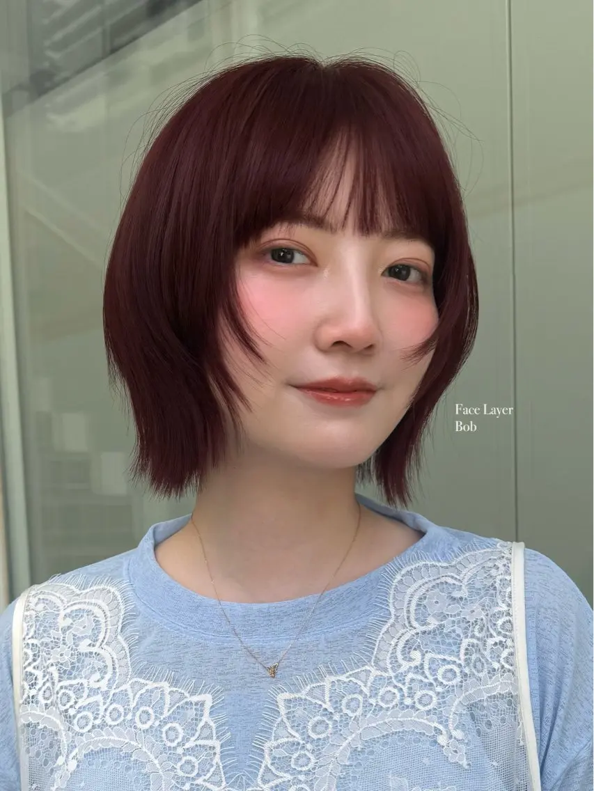 ショート カット ヘアカラー おしゃれボブ/暖色 カラー🧶いろはのヘアスタイル