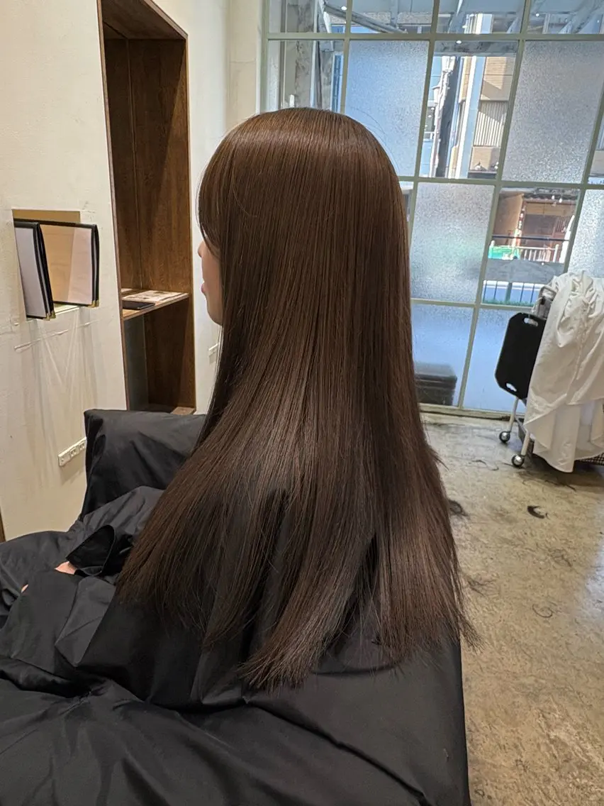ロング ヘアカラー トリートメント miku 🫧のヘアスタイル