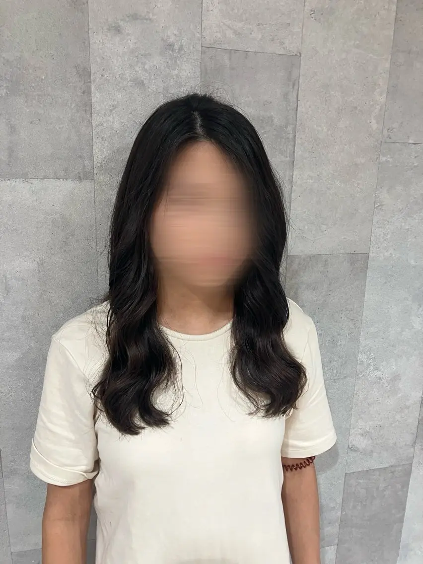 セミロング セミロングパーマ カット パーマ トリートメント SEA BELLE YASUのヘアスタイル