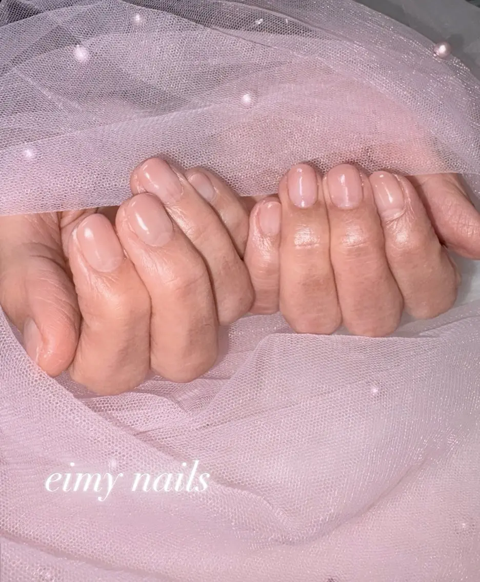 ネイル グラデーション オフィスネイル ピンク ピンクベージュ ハンドネイル eimy nails♡のネイルデザイン