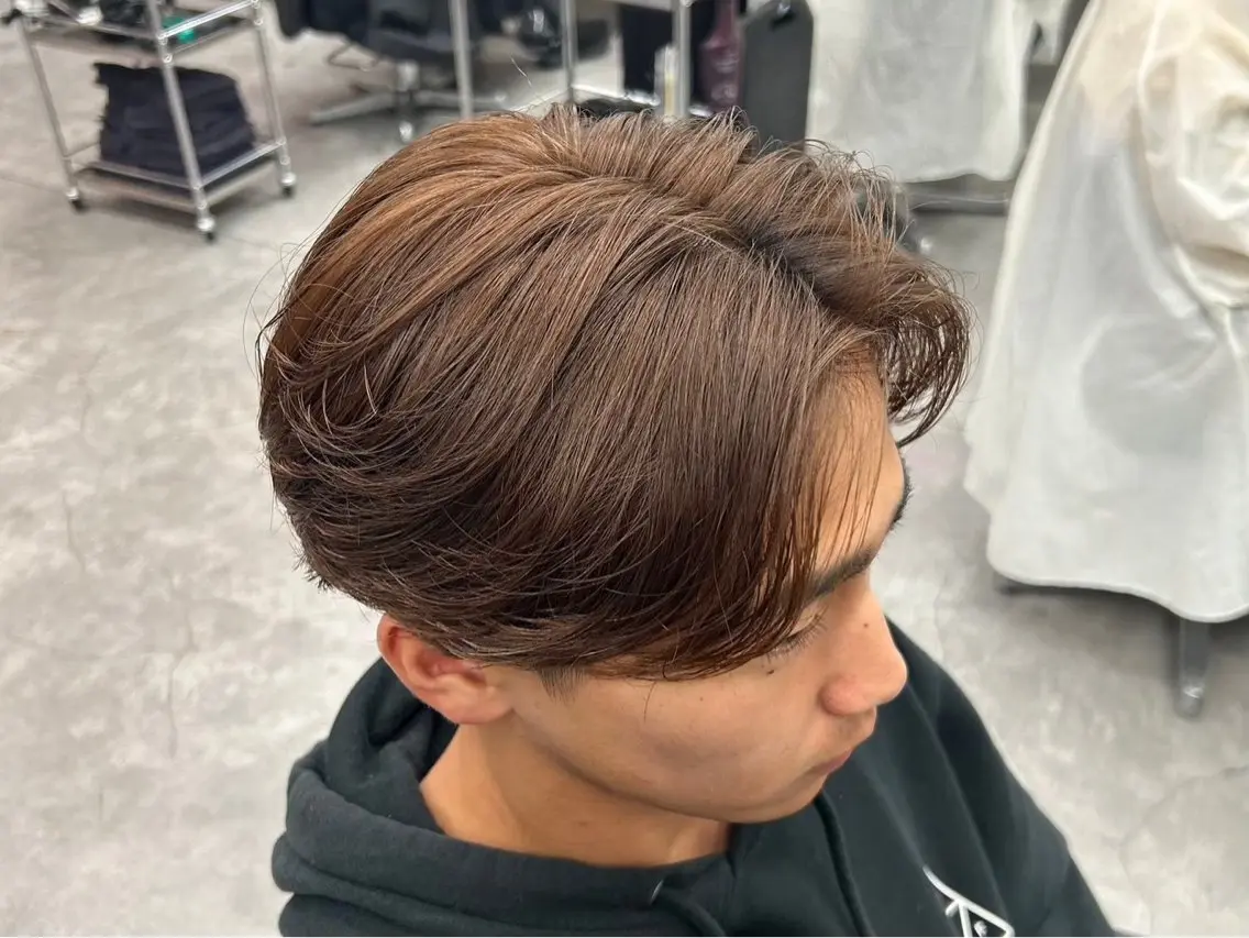 【⚡️5月限定⚡️】メンズカット➕カルマパーマ #韓国ヘア#毛流れ#トレンド#メンズパーマの写真