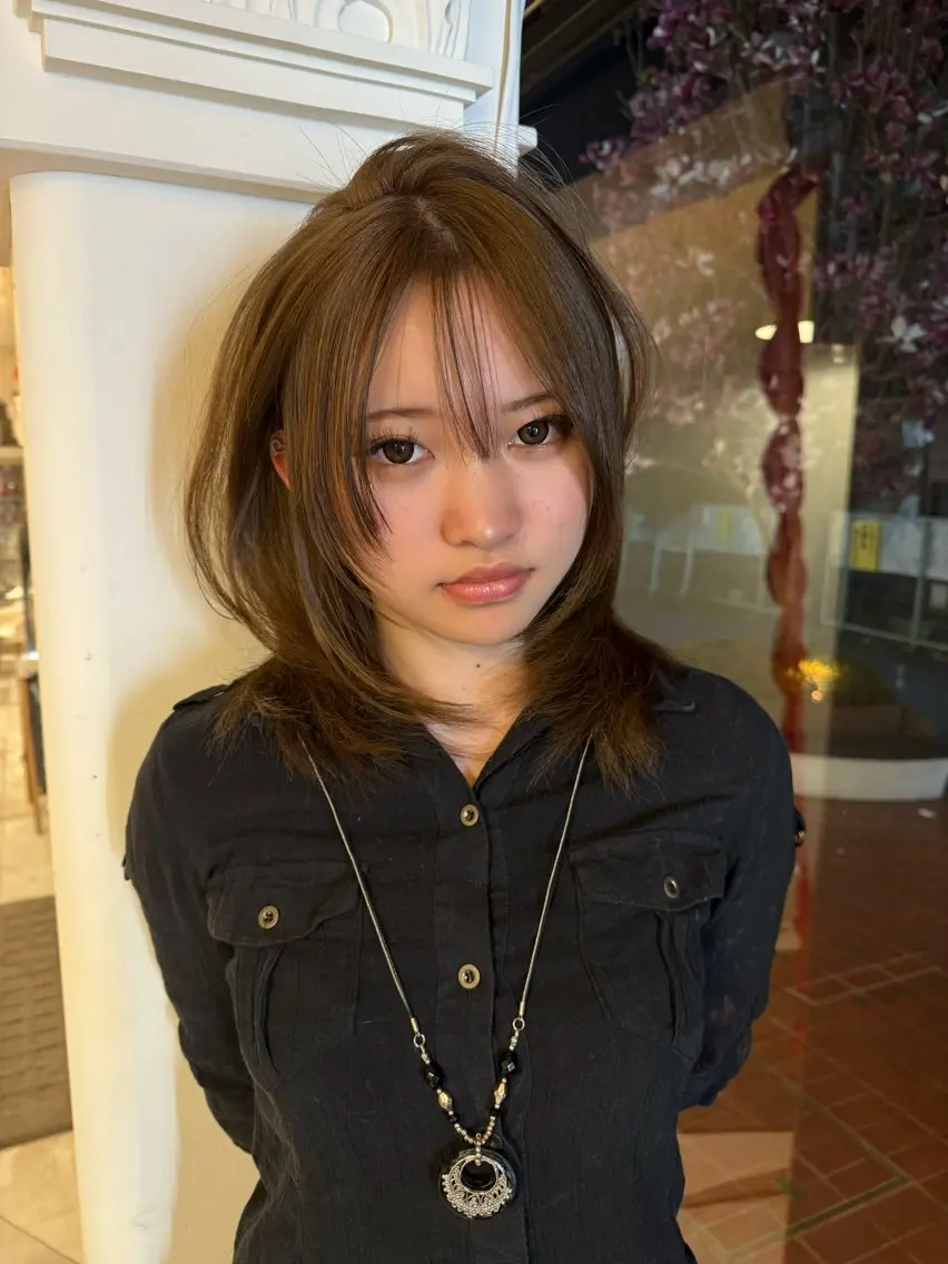 U24🎀【ブリーチなしダブルカラー】＋2stepトリートメント付き(トーンUP／明るめカラー／原宿)の写真