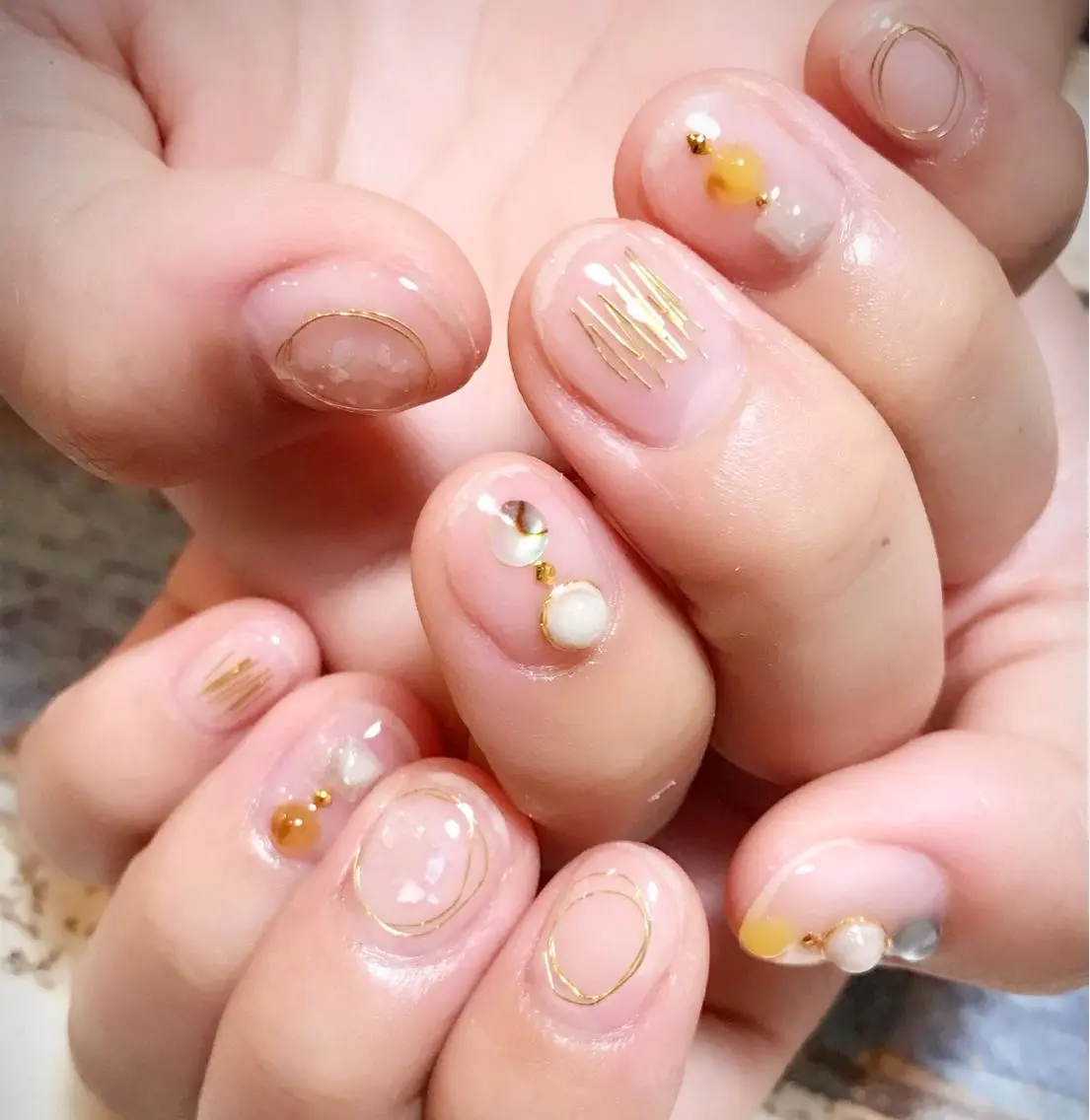 ネイル クリアネイル jdn kayokoのネイルデザイン