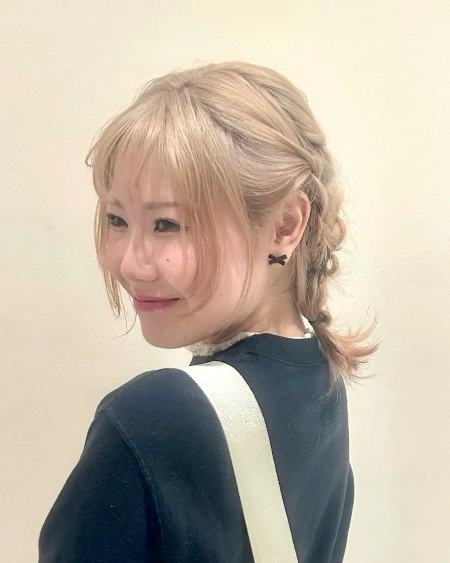 ショート ヘアセット レイヤーカット/ 顔まわり/まい🐇♡のヘアスタイル