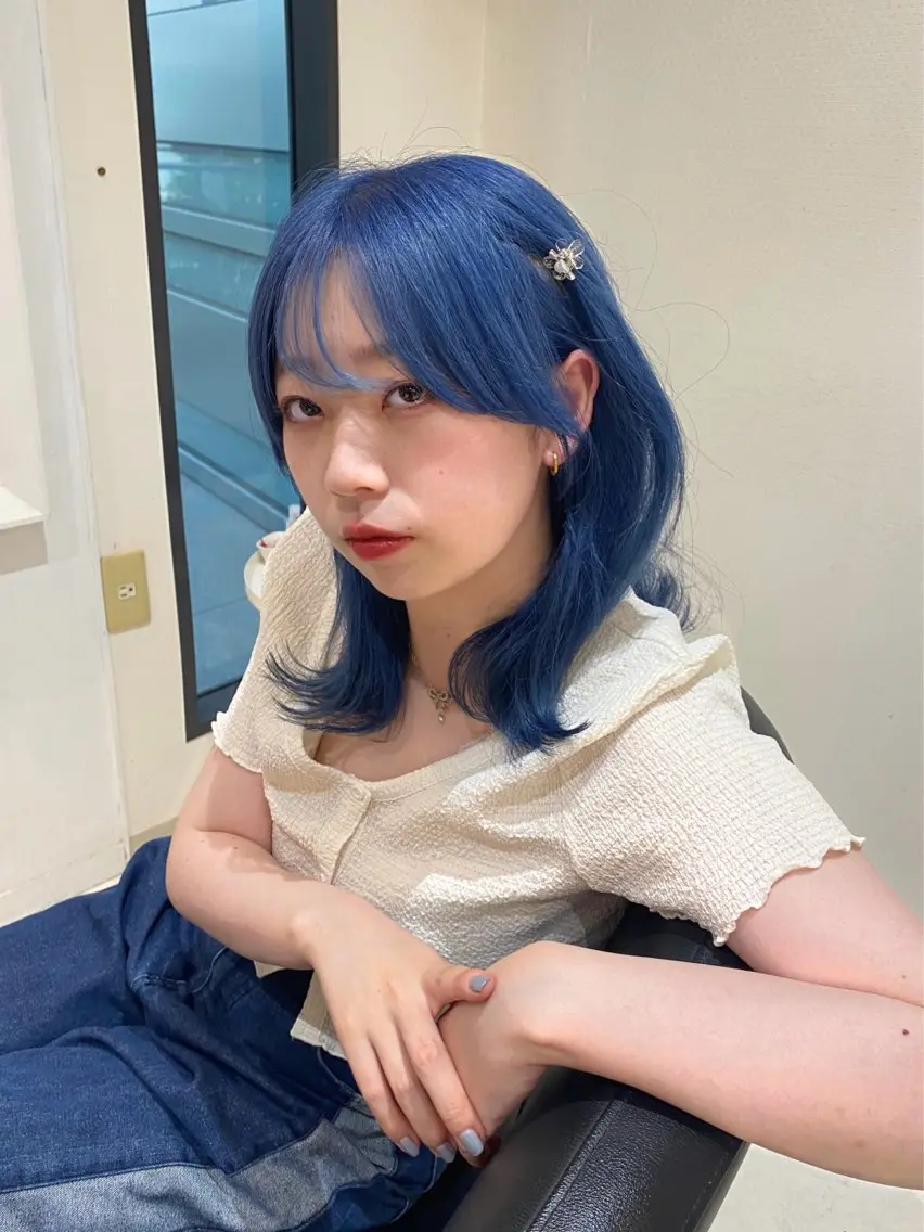 ミディアム カラー カット ヘアカラー トリートメント mai / linoah˚✧のヘアスタイル
