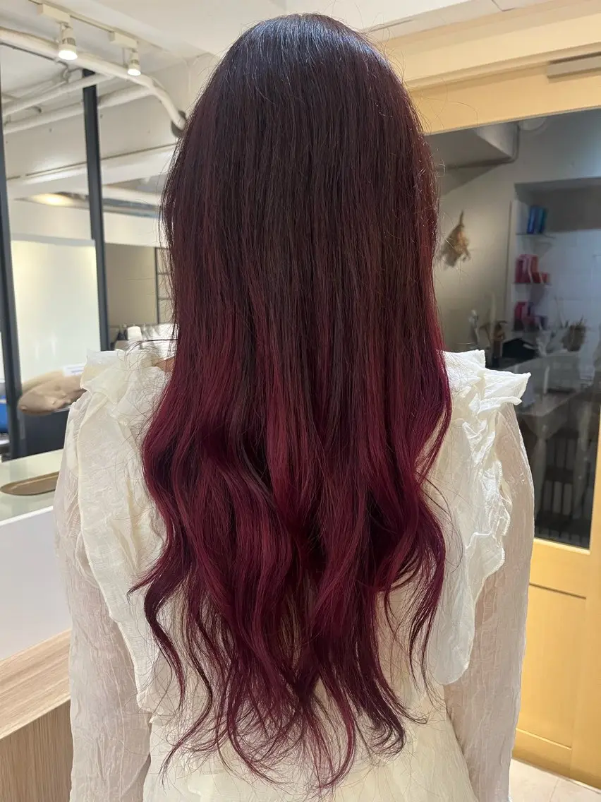 ロング カラー グラデーションカラー ヘアカラー ★夏楠/ モデル様募集中★のヘアスタイル