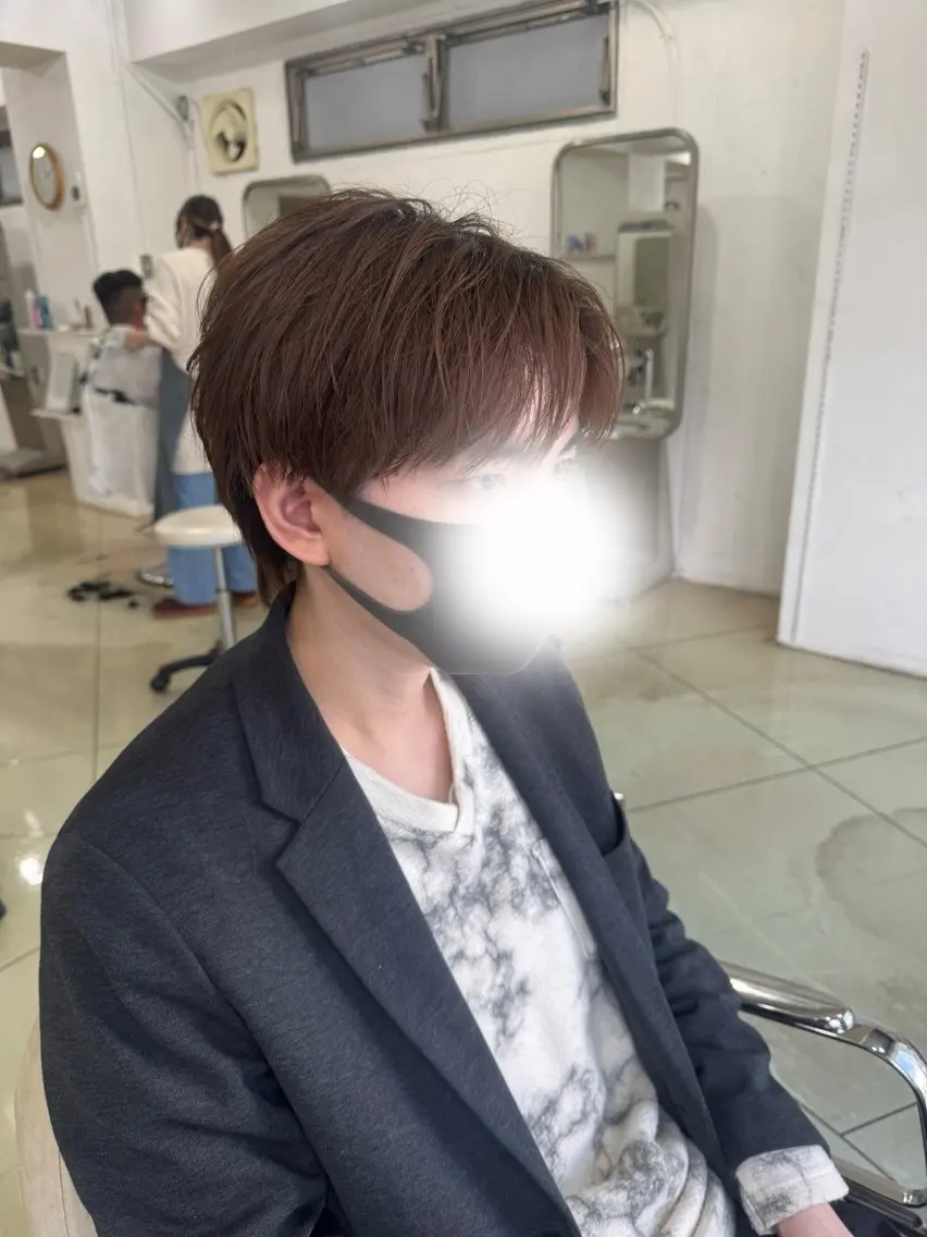 ショート メンズ センターパート 刈り上げ カット ✂︎レディース のメンズカット屋さんのヘアスタイル
