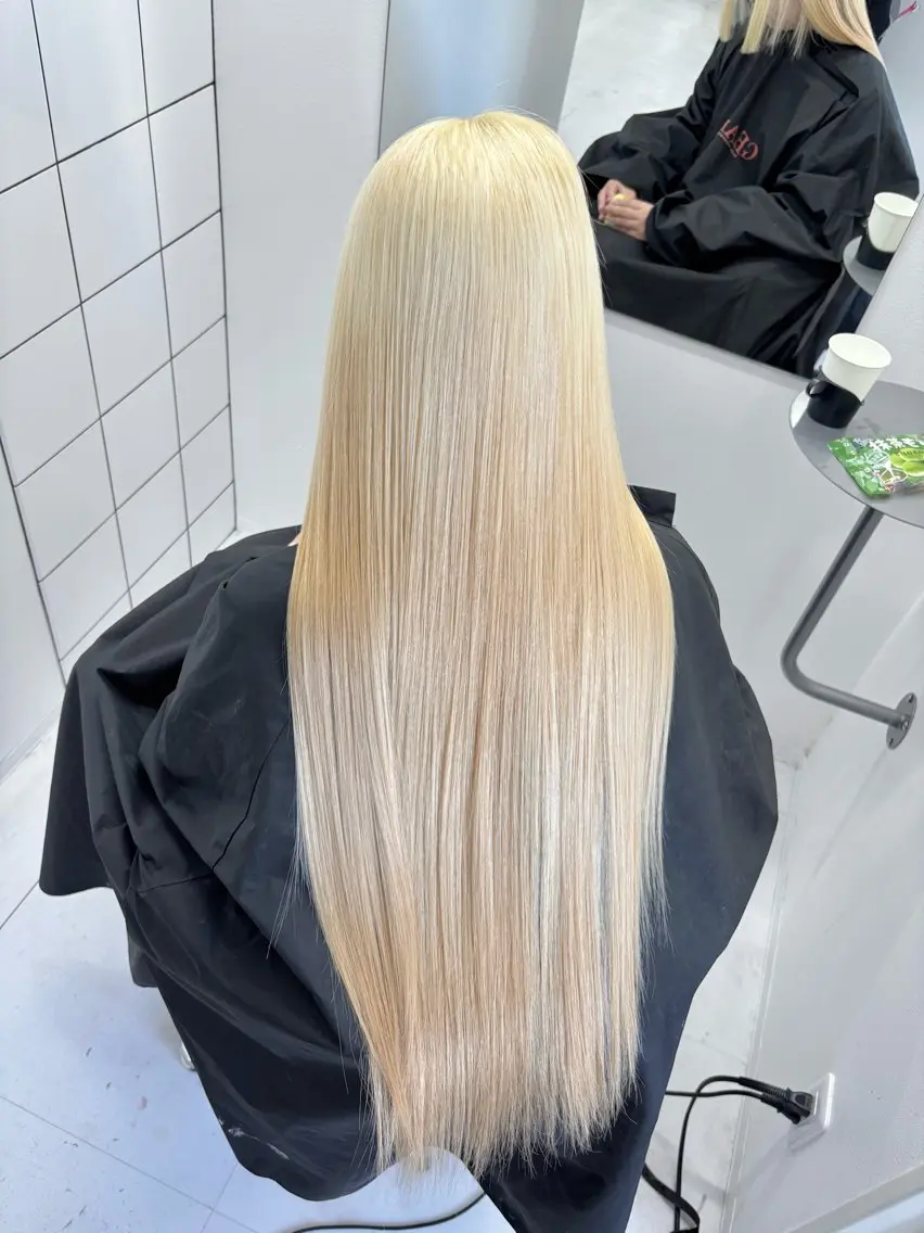 ロング カット ヘアカラー トリートメント ヘアセット 🎗副店長/井上 竜 ブリーチ指名No.1のヘアスタイル