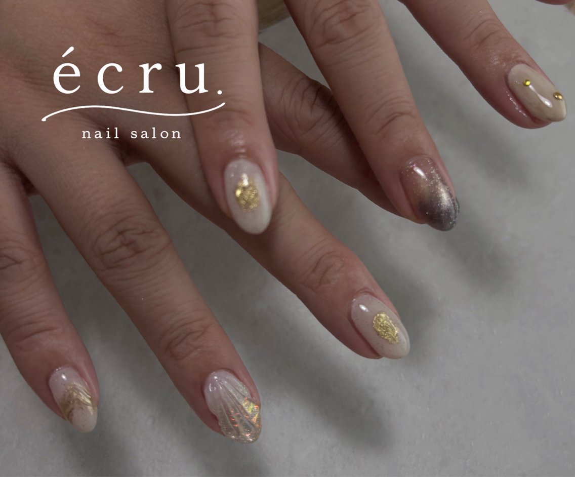 ネイル ハンドネイル écruネイルサロン /宇都宮平松本町のネイルデザイン
