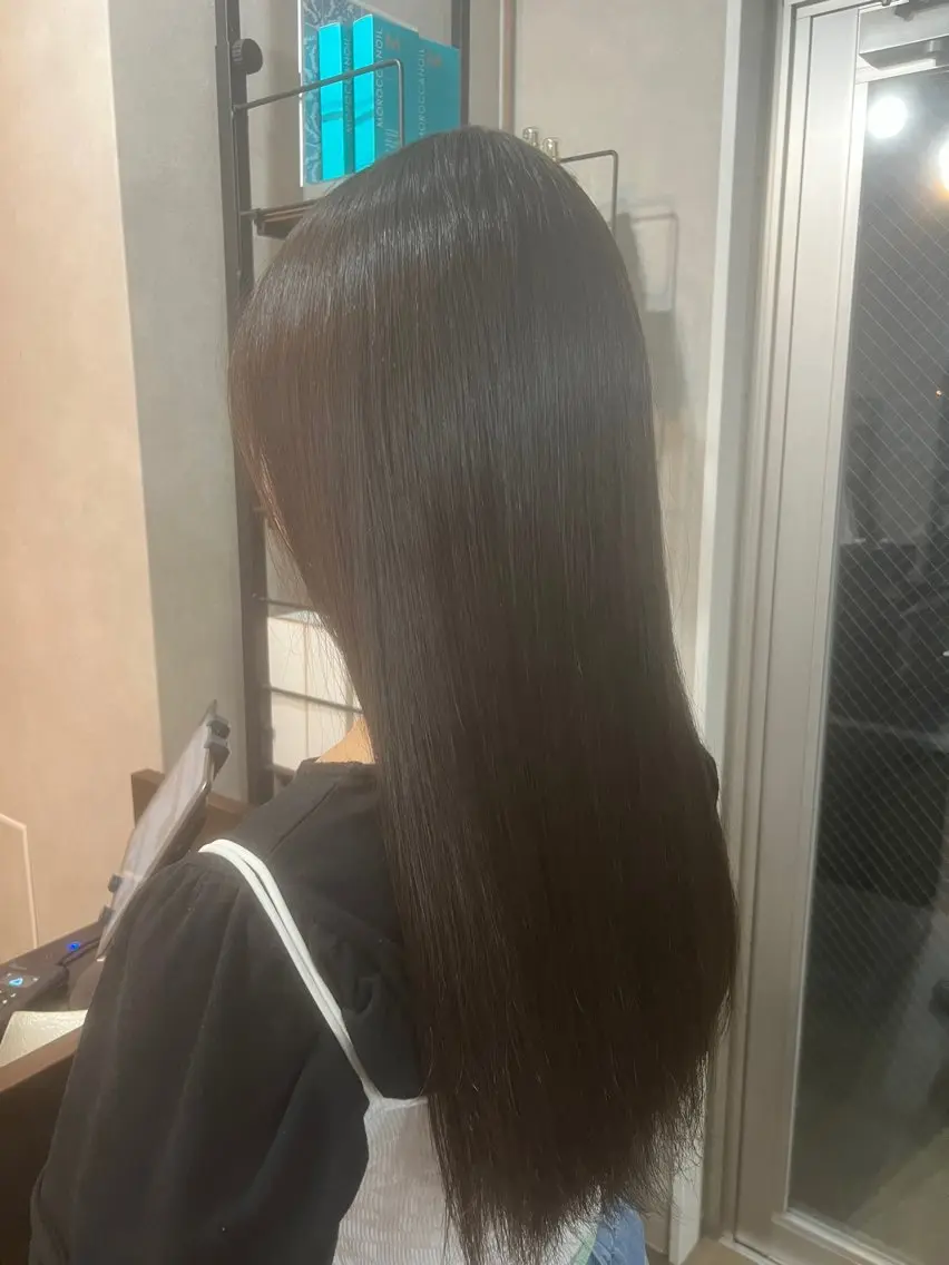 ロング 山田 誠也のヘアスタイル