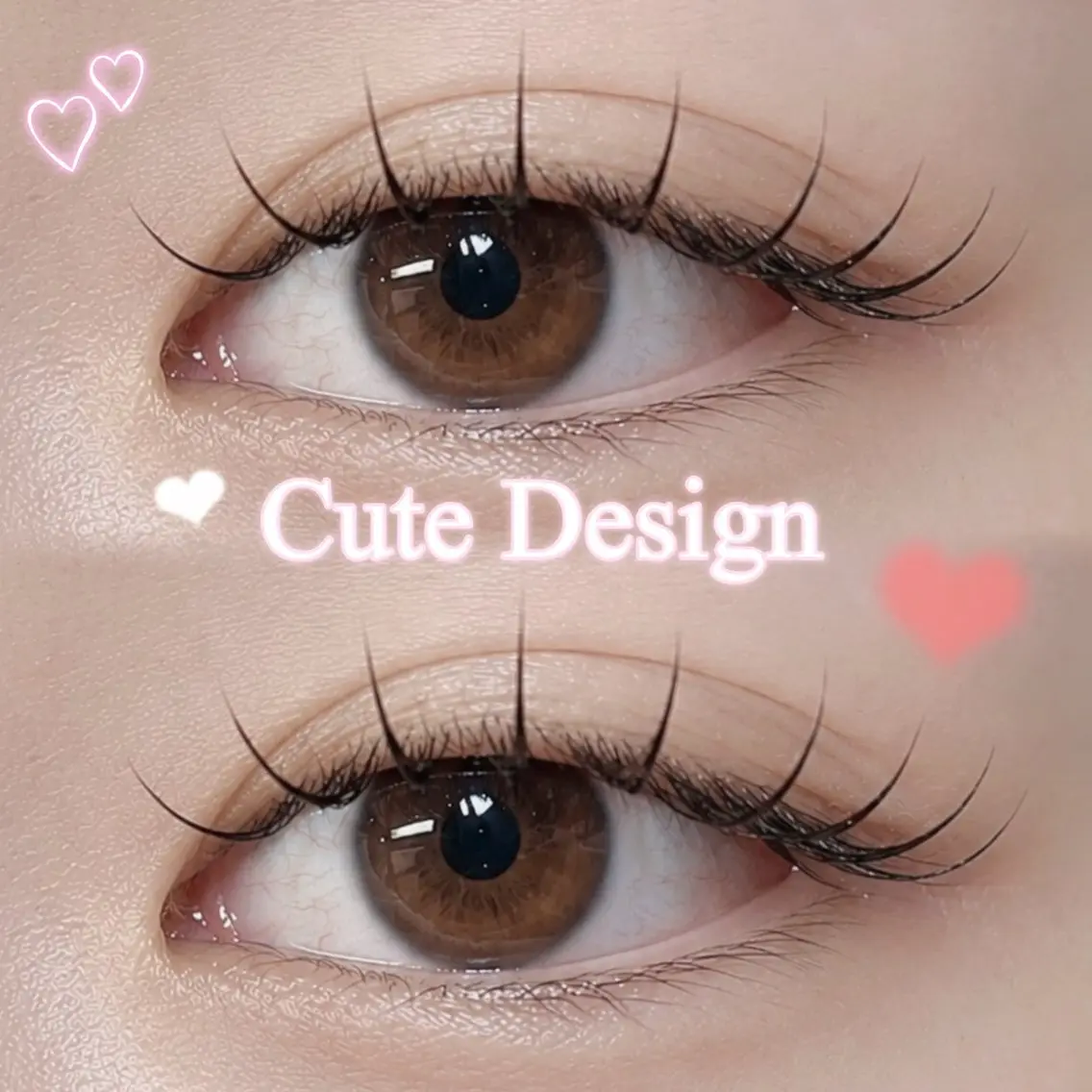 マツエク・マツパ 束感まつ毛 キュート Dカール フラットラッシュ esbymaison SHIINAのマツエク・マツパデザイン