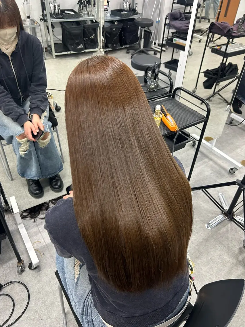 カラー トリートメント 🥂上品ワンホンヘア 🥂nozomiのヘアスタイル