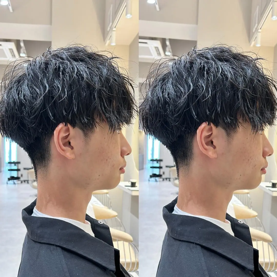 パーマ メンズ カット パーマ 大人メンズパーマ メンズ特化　萱原大幹のヘアスタイル