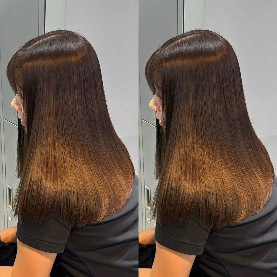セミロング カラー カット ヘアカラー トリートメント youres hairのヘアスタイル