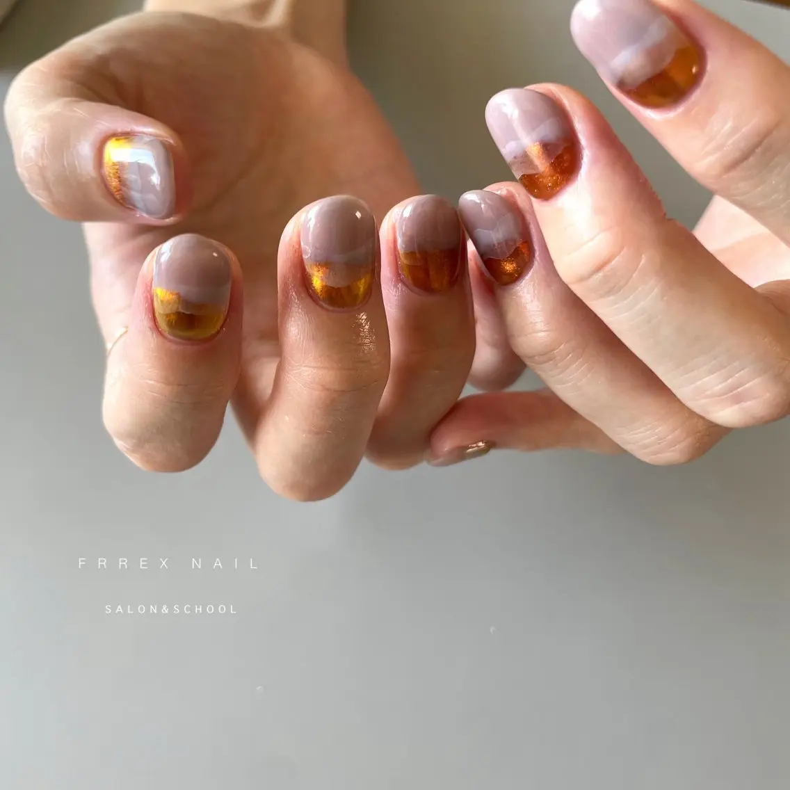 ネイル ハンドネイル ハンドケア freex nail /ニュアンス/個性派のネイルデザイン